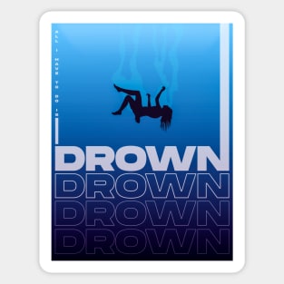 Drown Sticker